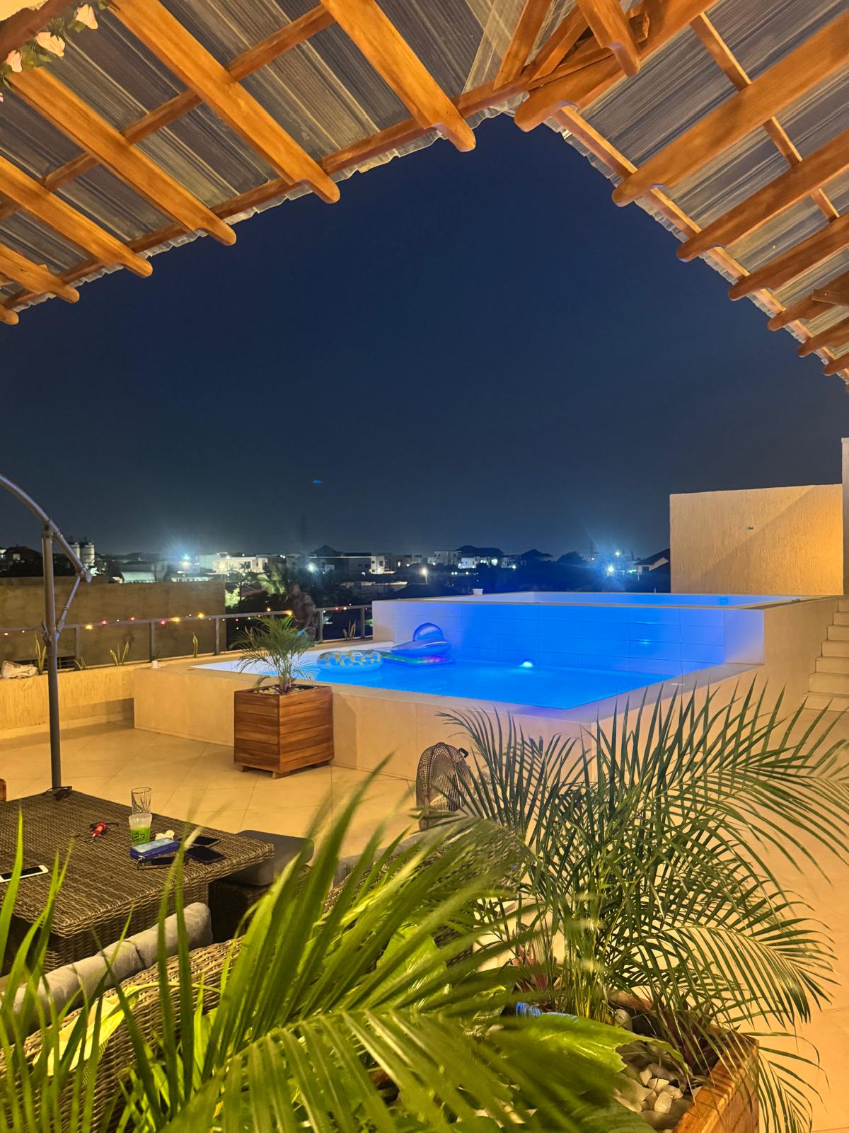 Rooftop pool